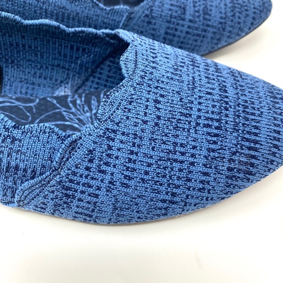 Skechers navy comfort memory foam flats size 9.5 - Picture 3 of 6